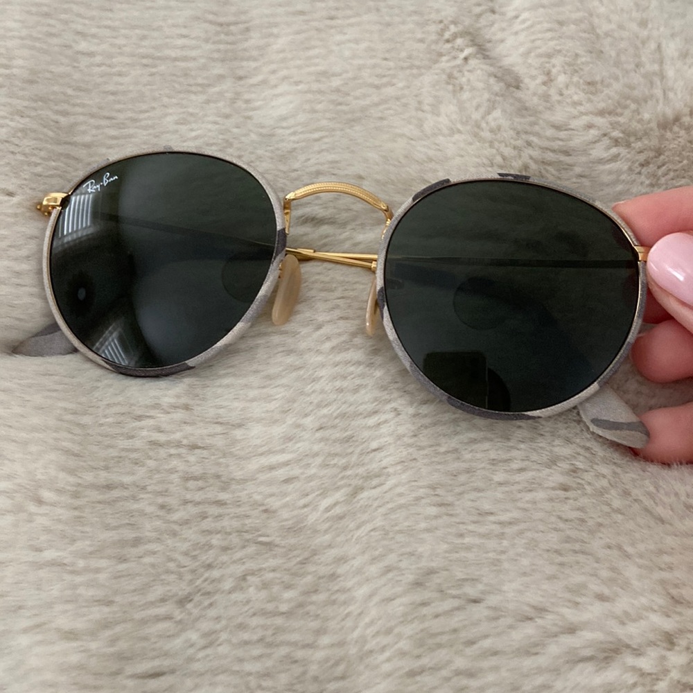 Ray Ban Circle Sunglasses with Camo
